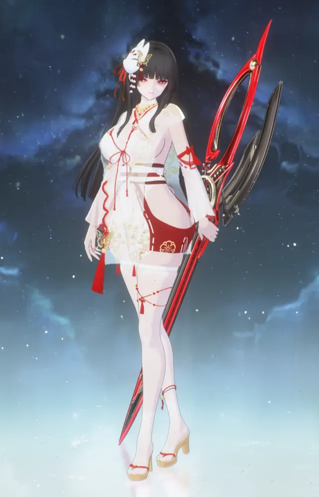 千咲-神社少女 by 幽魂小猫（alt+？切换）