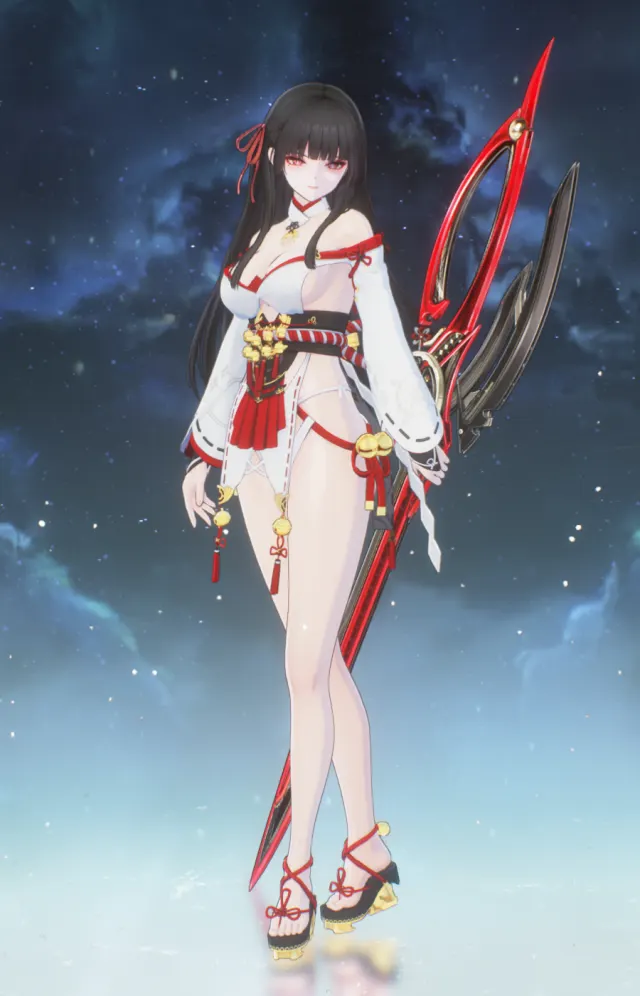 千咲-巫女服（90切换)