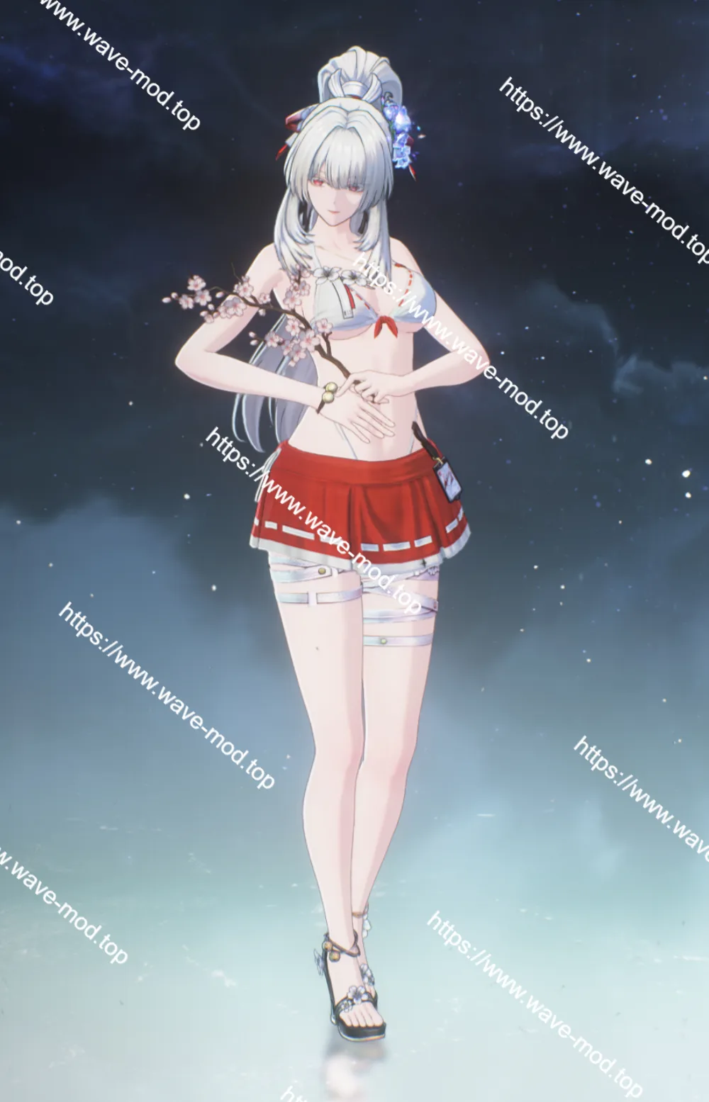 绯雪-巫女泳装（【】；‘切换）