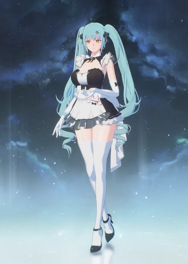 今汐-初音未来-白丝女仆（按567890切换）.mp4